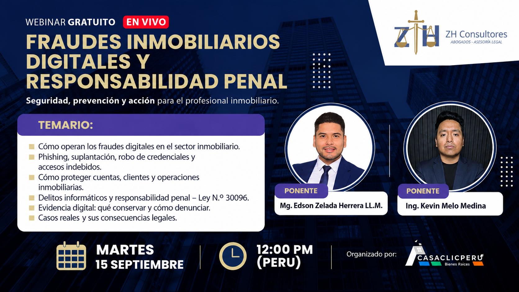 Fraudes inmobiliarios digitales y responsabilidad penal